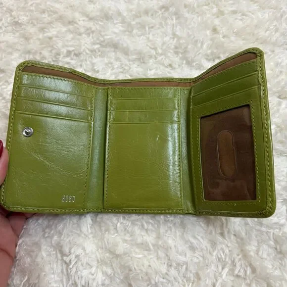 Hobo Green Tri-Fold Wallet - Picture 3 of 4